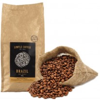 Káva Simple Coffee Brazil 100% Arabica 1kg zrno